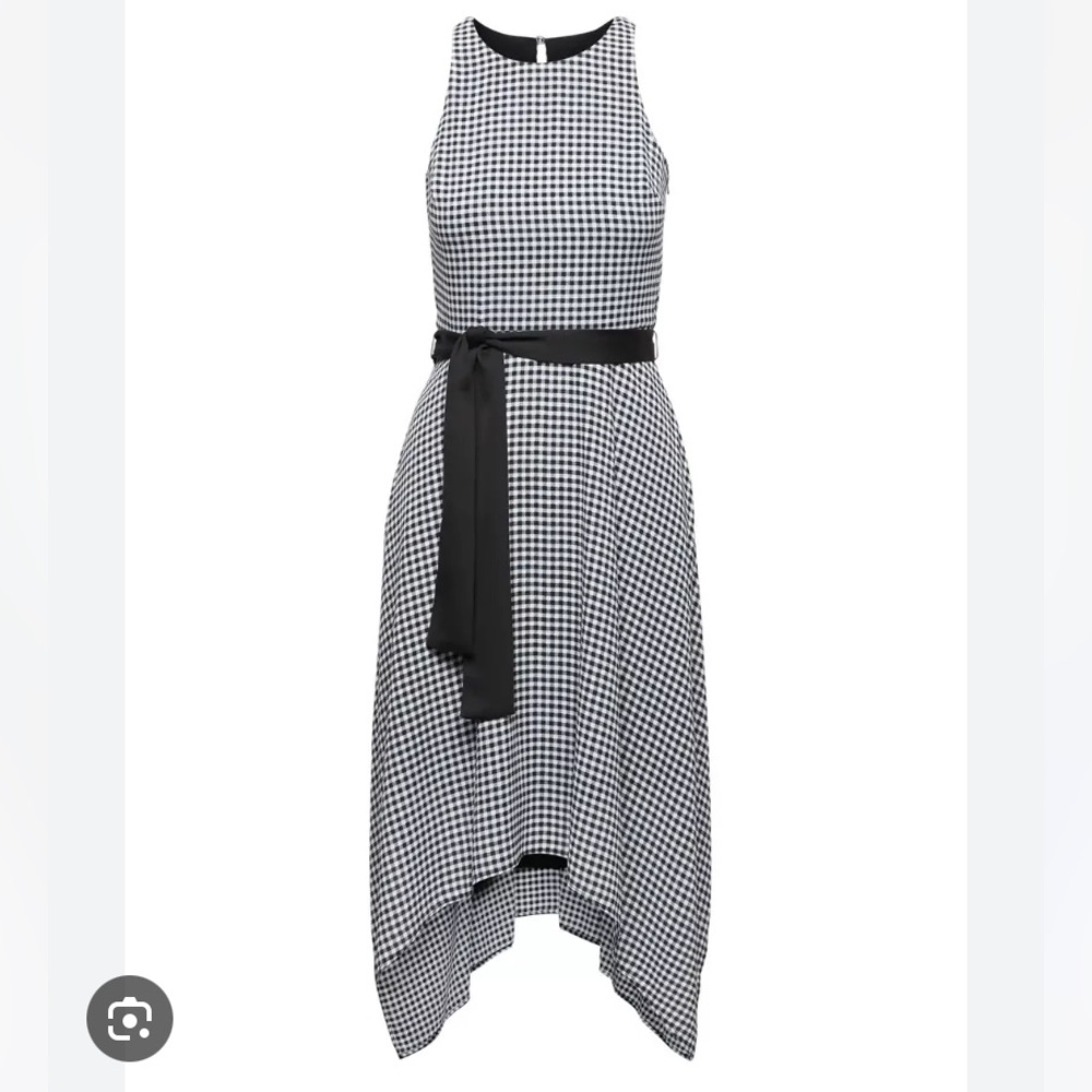 BR fit and flare midi dress